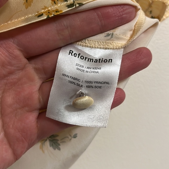 Reformation Silk Blouse - Picture 5 of 6